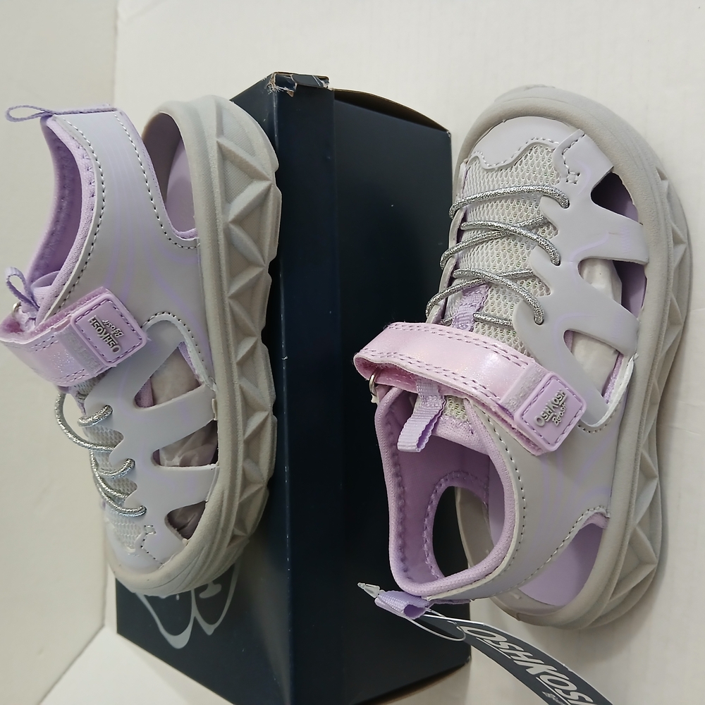 Stylish Kids Sandals in Purple and Gray New $19